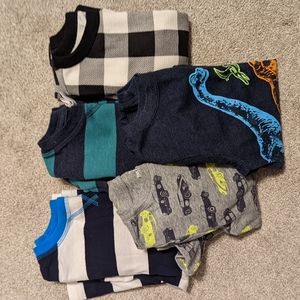 Lot of 5 Boys long sleeve Tshirts